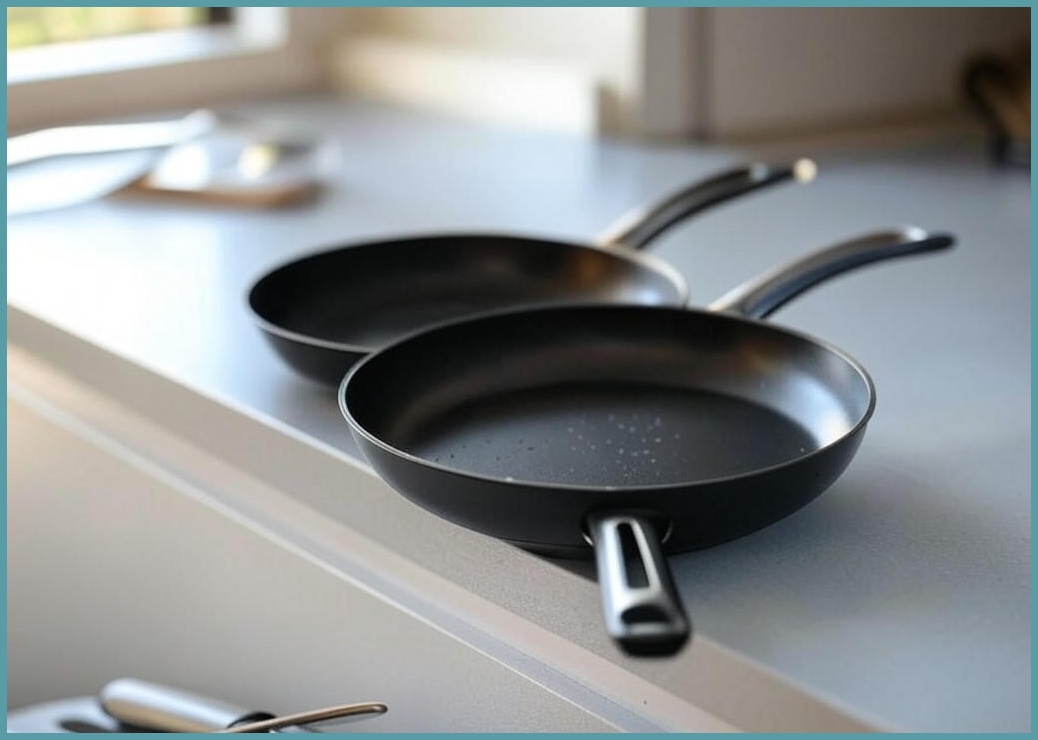 실바트 인덕션 까리노 IH 프라이팬 세트 2개, 블랙, 계란말이팬 24cm + 프라이팬 28cm, 1세트